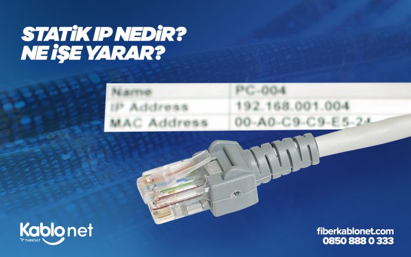 Statik IP Adresi Nedir?