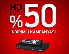 HD Kutu %50 İndirim Kampanyası