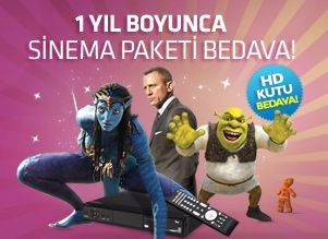 Sinema Keyfi 1 Yıl Bedava Kampanyası