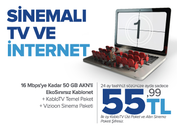 Sinemalı Tv+İnternet Kampanyası